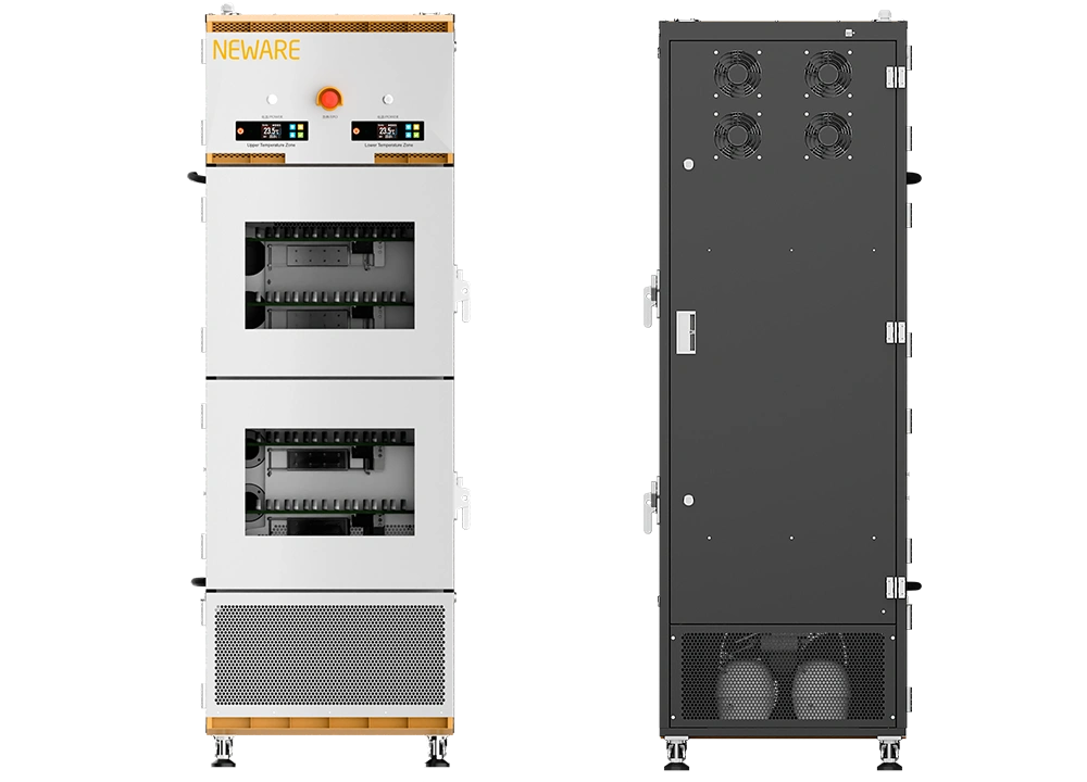 NEWARE MHW-100-2-160CH Dual-Temperature Zones battery tester features a closed piston refrigeration compressor for eco-friendly and quiet operation